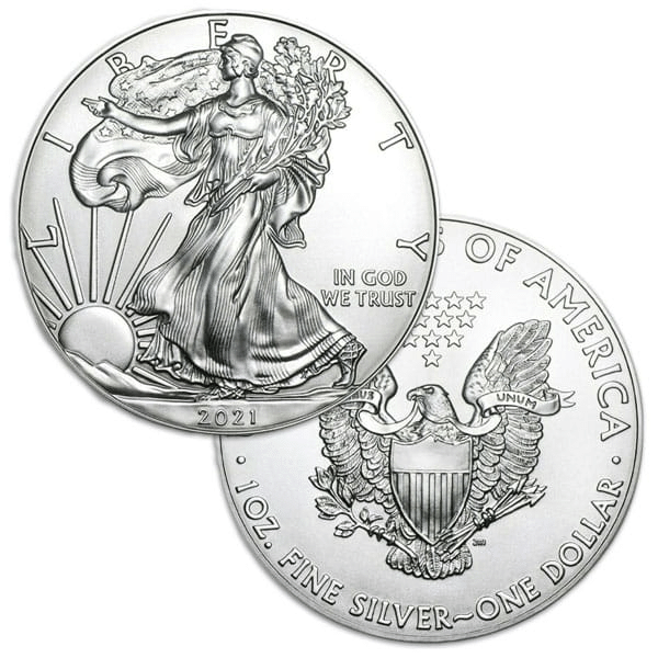 14 PCS 1 oz American Silver Eagle BU 【2011-2024】