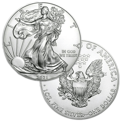 14 PCS 1 oz American Silver Eagle BU 【2011-2024】